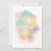 Mermaid Baby Shower Girl Under Sea Einladung (Rückseite)