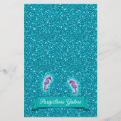 Mermaid Baby Shower Kinderzimmer Rhyme Game #136 (Rückseite)