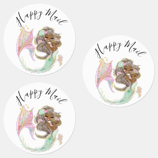 Mermaid Baby Shower nautisch Etiketten (Gruppe)
