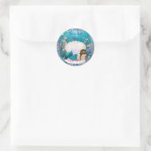 Mermaid Baby Shower Stickers (Tasche)