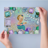 Mermaid Baby Showhandtasche Wrapper Flyer (Hand)