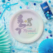 Mermaid Baby Showlavender Aquamarin Paper Teller (Party)