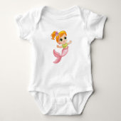 Mermaid Baby Strampler (Vorderseite)