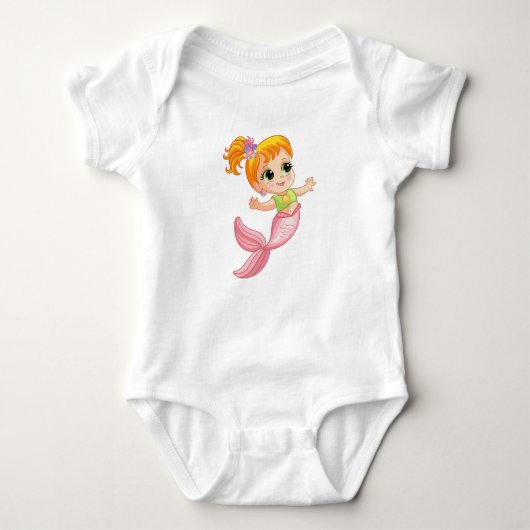Mermaid Baby Strampler (Vorderseite)