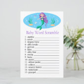 Mermaid Baby Wortspiel (Stehend Vorderseite)