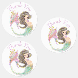 Mermaid Babydusche. Unter dem Meer. Glitzer Etiketten