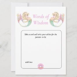 Mermaid Babydusche. Weisheit Pink Poka Punkte Einladung