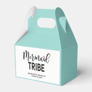 Mermaid Bachelorette Survival Kit Box Geschenkschachtel