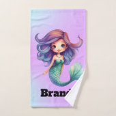 Mermaid Badhandtuch Set (Handtuch)