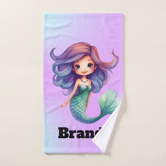 Mermaid Badhandtuch Set (Handtuch)