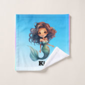 Mermaid Badhandtuch Set (Waschlappen)