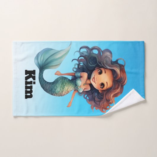 Mermaid Badhandtuch Set (Handtuch)