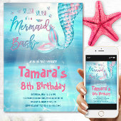 Mermaid Bash Birthday Einladung