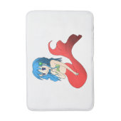Mermaid Bathmat Badematte (Vorderseite Vertikal)