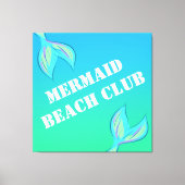 Mermaid Beach Club Canvas Print Leinwanddruck (Vorderseite)