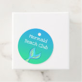 Mermaid Beach Club Gastgeschenk Tags Geschenkanhänger (Beispiel)