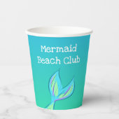 Mermaid Beach Club Pappbecher (Vorderseite)