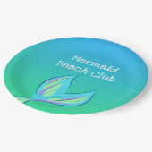 Mermaid Beach Club Pappteller (Schrägansicht)