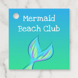 Mermaid Beach Club Party Geschenkanhänger