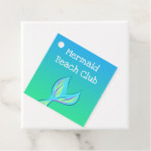 Mermaid Beach Club Party Geschenkanhänger (Beispiel)