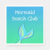 Mermaid Beach Club Serviette (Vorderseite)