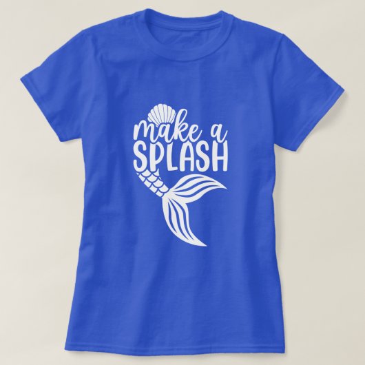 Mermaid Beach | Einen Splash machen T-Shirt (Design vorne)