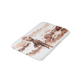 Mermaid Beach Gibson Girl Viktorianisch Antique Badematte (Schrägansicht)