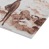 Mermaid Beach Gibson Girl Viktorianisch Antique Schneidebrett (Ecke)