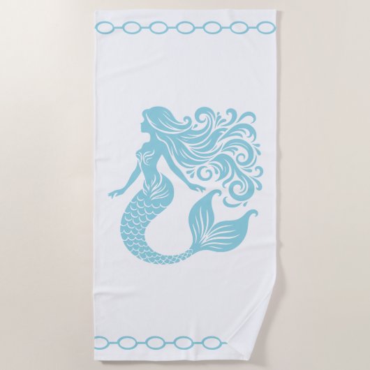 Mermaid Beach Towel Strandtuch (Vorderseite)