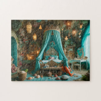 Mermaid Bedroom Coral Cove Fantasy Scene Puzzle