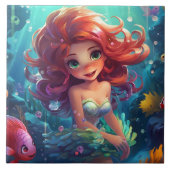 Mermaid Behalte oder entwirft eigene Fliese (Vorderseite)