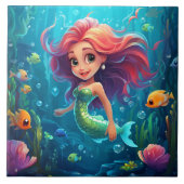 Mermaid Behalte oder entwirft eigene Fliese (Vorderseite)