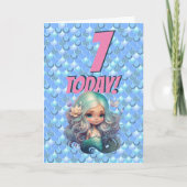 Mermaid Birthday Adventure Karte (Vorderseite)