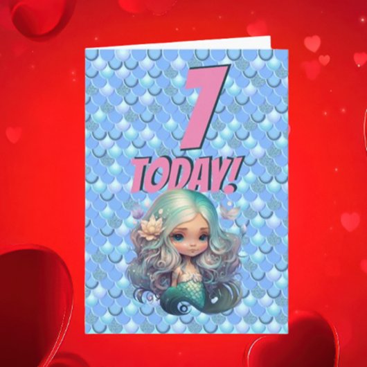 Mermaid Birthday Adventure Karte