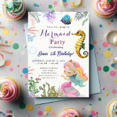 Mermaid Birthday Bash Einladung