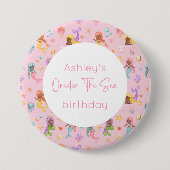 Mermaid Birthday Button (Vorderseite)