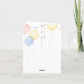 Mermaid Birthday Card für Mädchen Karte (Rückseite)