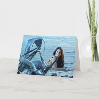 Mermaid Birthday Card Karte