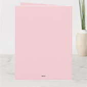 Mermaid Birthday Design - Unterwasser-Geschenkkart Karte (Rückseite)