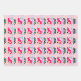 Mermaid Birthday Design - Unterwasser Geschenkpapier Set