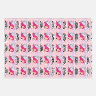 Mermaid Birthday Design - Unterwasser Geschenkpapier Set