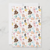 Mermaid Birthday Einladung (Rückseite)