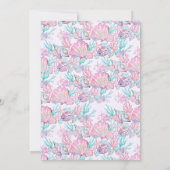 Mermaid Birthday Einladung (Rückseite)