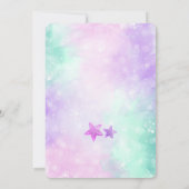 Mermaid Birthday Einladung (Rückseite)