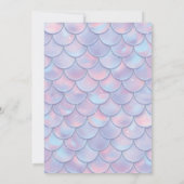 Mermaid Birthday Einladung (Rückseite)