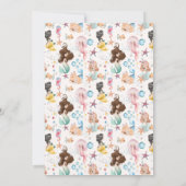 Mermaid Birthday Einladung (Rückseite)