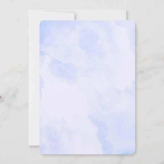 Mermaid Birthday Einladung (Rückseite)