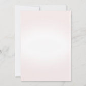 Mermaid Birthday Einladung in Rosa (Rückseite)