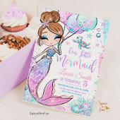 Mermaid Birthday Einladung Mermaid Party einladen