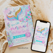 Mermaid Birthday Einladung Mermaid Party einladen